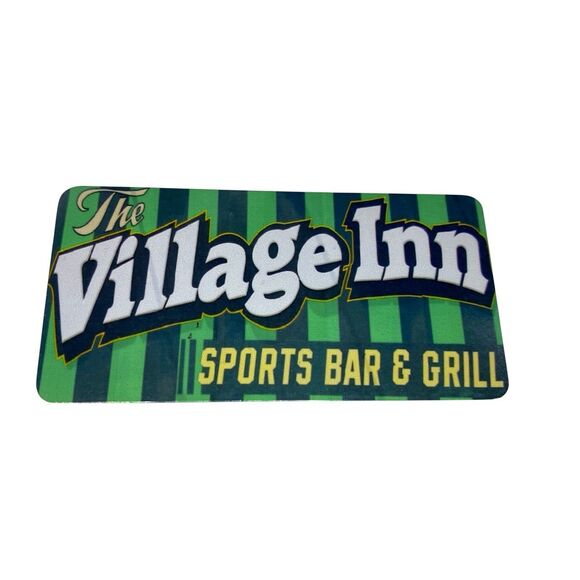 The Village Inn Hudson Wi Name Tag Workwear Costume - Picture 1 of 5